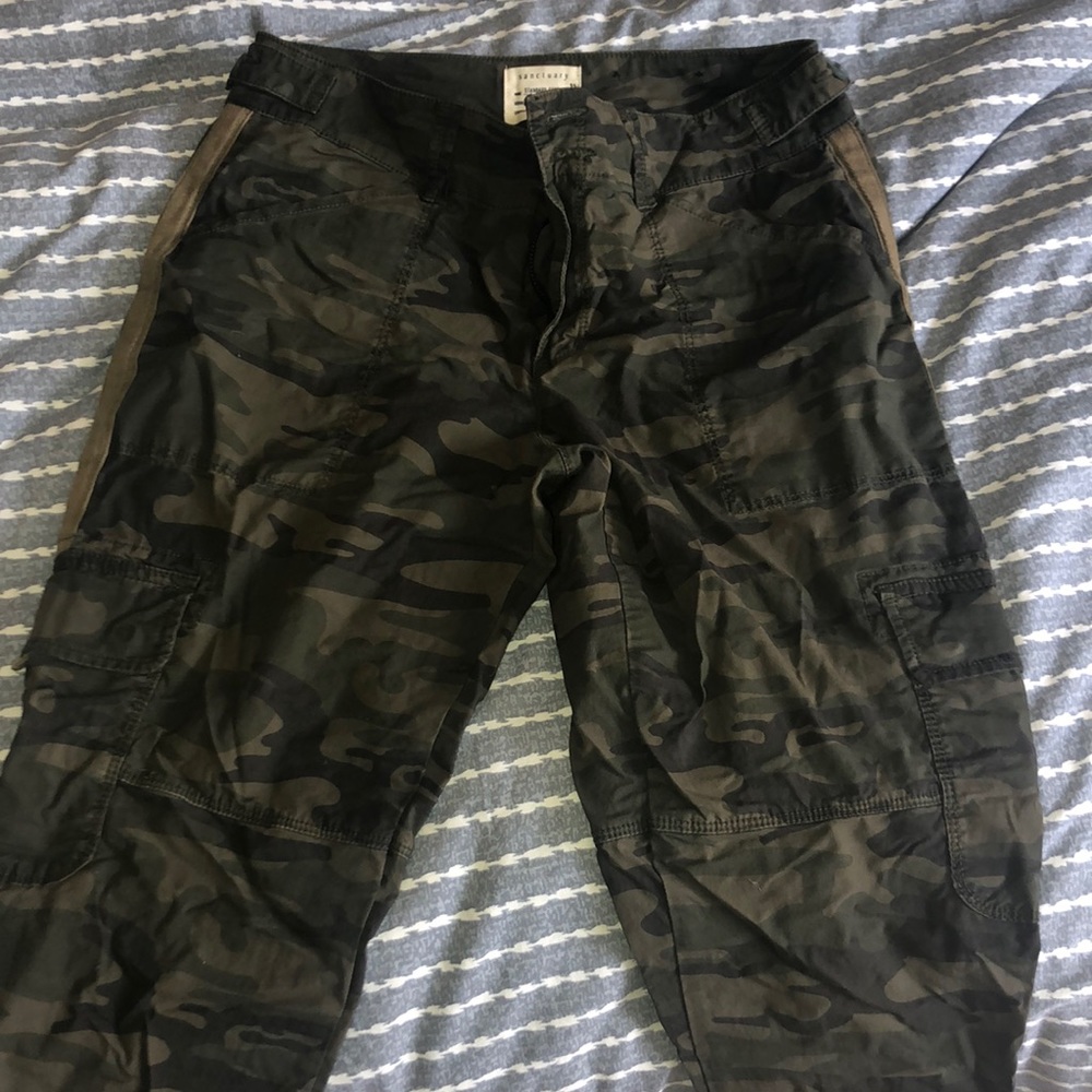 Camo cargo pants